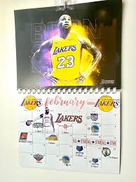 Master bedroom idea for guest. La Lakers 2019 2020 Season Calendar Etsy Season Calendar Lakers Lebron James Wallpapers