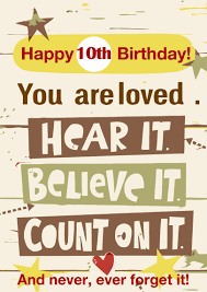 That best happy 10th birthday wishes collected here have never before been published. 8 Wonderful Printable Birthday Cards For 10 Year Olds Free Printbirthday Cards