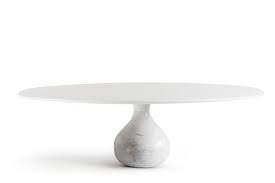 Chic and unique roche bobois dining table. Oval Table