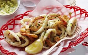 Calamar La Tigaie Jurnal De Reţete Calamari Recipes Grilled Prawns Squid Recipes