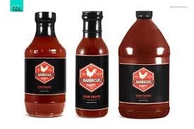 Bbq Sauce Bottles Mock Up Bbq Sauce Sauce Hot Sauce Packaging