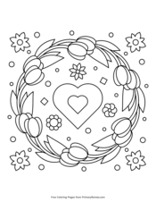 Here are top 10 spring coloring sheets free printables Spring Coloring Pages Free Printable Pdf From Primarygames