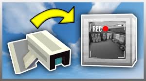 Working Security Camera In Minecraft Minecraft Minecraft Crafts Minecraft Survival