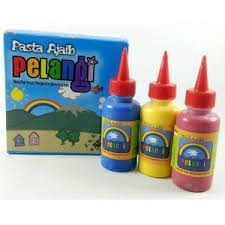 Pasta Ajaib Pelangi Finger Painting Yang Menyenangkan Titipku