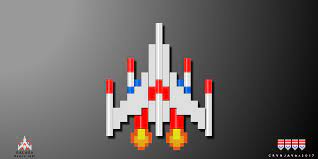 Galaga Fighter Ship Wallpaper