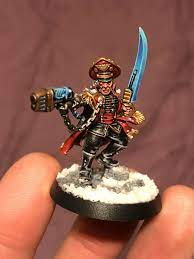 Warhammer 40k Astra Militarum Imperial Guard Commissar Painted | eBay