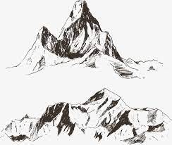 Vector Illustration Mountain Carving Mountain Clipart Sketch Hill Line Mountain Png And Vector With Transparent Background For Free Download Mountain Paintings Mountain Illustration Mountain Sketch
