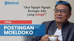 Rabu, 10 februari 2021 07:54. News Video Viral Postingan Moeldoko Aku Ngopi Ngopi Kenapa Ada Yang Grogi Tribun Kaltim