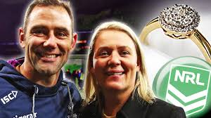 NRL marked Cameron Smith's 400th NRL by giving his wife a diamond ring