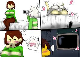 Post 6316134: Asriel_Dreemurr Chara enigi09 Frisk Undertale