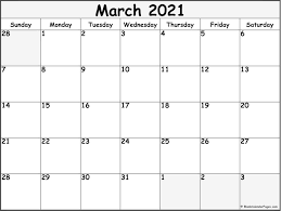 We offer you a free printable march 2021 calendar of the year, download your agenda now! Free Printable Calendar March 2021 Calendar 2019 Printable Blank Monthly Calendar Template Blank Calendar Pages