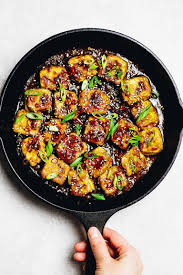 Quick and easy stir fry tofu and cashews in a spicy soy ginger sauce is an easy entree recipe. Paleo Crispy Sesame Tofu Soy Free Low Carb Keto I Heart Umami