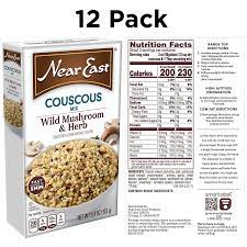 Fluff the couscous using a fork. Buy Near East Wild Mushrooms Herb Couscous Mix 5 4 Ounce Pack Of 12 Boxes Online In Taiwan B000gzu9ms