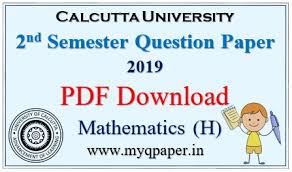 Cu cbcs bsc computer science general syllabus 2018: Download Calcutta University Mathematics Question Paper B Sc 2nd Semester Question Paper