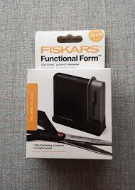 What is the correct way to sharpen scissors? Fiskars Universal Scissor Sharpener Sew Irish