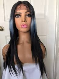 26 SmokeyBlue TieDye Lace Front