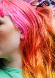 We Heart Hair Pink And Orange Hair Hair Hair Color Pastel