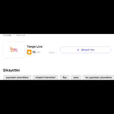 Tango Live İfşa Şikayetleri - Şikayetvar
