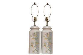 The quinn collection of wall sconce lighting by feiss is simply elegant with contemporary flair, featuring bold, cast details like square arms. Murray Feiss Ceramic Table Lamps A Pair Chairish