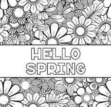 All of it in this site is free, so you can print them as many as you like. 1001 Ideas For Spring Coloring Pages To Keep You Entertained