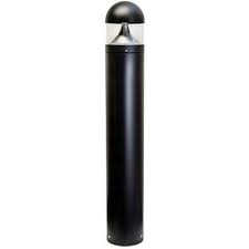 Dabmar D810 Led20 Path Walkway And Area Led Bollard Light 20 Watt 120 277 Volt Black Powder Coated Decorative Landscape Lighting Outdoor Fixtures Lighting