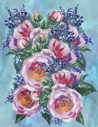 Beautiful Impressionistic Flowers - Irina Sztukowski