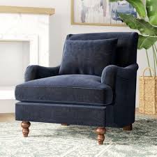 Blaise Armchair In 2020 Blue Velvet Chairs Armchair Velvet Chairs Living Room