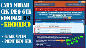 Kemudian, gunakan email dan pasword gtk yang sudah terverifikasi di dapodikdasmen. Cara Cek Penerima Bsu Dan Cetak Sptjm Serta Print Out Info Gtk Youtube