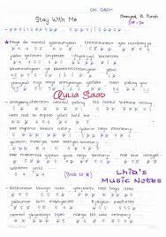 Not Angka Chanyeol Exo Feat Punch Stay With Me Ost Goblin Not Angka Lagu Ost K Drama If I Stay Not Musik Pianika