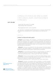 El diputado nacional josé luis ramón convocó a una consulta popular no vinculante para definir la posible independencia de la provincia de mendoza. Https Www Argentina Gob Ar Sites Default Files Ley 25 432 Consulta Popular Pdf