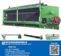 Metal textiles knitted wire mesh consists of a metal wire strand knitted into a mesh structure. Full Automatic 100x120mm Hexagonal Gabion Woven Wire Mesh Knitting Machine Wire Mesh Machine Knitting Wire