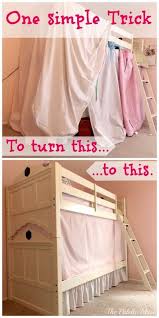 Simple No Sew Bunk Bed Tent Bunk Bed Tent Bed Tent Bed For Girls Room