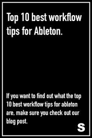 A digital audio workstation (daw) that lets you produce and perform electronic music. Want To Know What Are The Best Workflow Tips For Ableton Well Make Sure To Check Out Our Blog Post To Find Out By Clicking Ableton How To Find Out Music