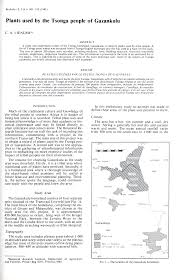 Vatsonga) are a bantu ethnic group native mainly to southern mozambique and south africa (limpopo and mpumalanga). Pdf Plants Used By The Tsonga People Of Gazankulu