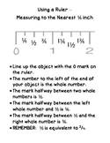 Ruler Anchor Chart Worksheets Teaching Resources Tpt