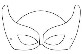 Une idée de bricolages pour se déguiser en super héros ! Masques De Super Heros A Colorier Masque Super Heros Les Super Heros Modele De Masque