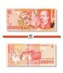 Also, view leu to euro currency charts. Romania 100 000 Lei 1998 Unc Roupn110a Romania