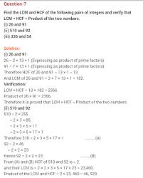 Ncert Solutions For Class 10 Maths Chapter 1 Real Numbers Ex 1 2 Q 2 Ncertsolutions Cbseclass10maths Ncertclass10maths Lea Math Math Textbook Solutions