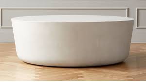 Cap Ivory Cement Large Coffee Table 46 Diameter Large Coffee Tables Modern Coffee Tables Coffee Table