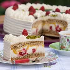 himbeer mango torte recipe cake filling recipes homemade desserts strawberry recipes