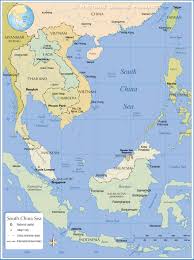 Political Map of the South China Sea - Nations Online Project