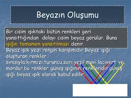 Renkleri birbiriyle karıştırarak hangi renkleri elde edebilirsiniz? Renk Tayfi Beyaz Isik Renklerin Karisimindan Olusur Beyaz Isik Isik Prizmasindan Gecerse Yedi Renge Ayrilir Buna Renk Tayfi Denir Ppt Indir