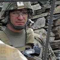 U.S. Army Spc. Charlton Franklin, a paratrooper assigned