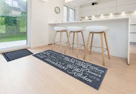 Teppiche für küchen sind nämlich in vielen schönen tönen und mustern erhältlich. Kuchenmatte Rutschfest Kuchenteppich Teppichlaufer Kuche Laufer Teppich Kuchenlaufer Grau Weiss Xanie Eu