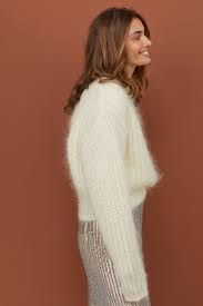 Check spelling or type a new query. H M Chunky Knit Wool Sweater In Natural White Natural Lyst