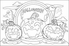 Feel free to print out as many coloring pages as you want to ensure all your little ghosts and goblins have a fun halloween memento they can proudly display. 10 Best Free Printable Halloween Coloring Printablee Com