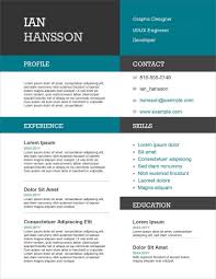 25 Resume Templates For Microsoft Word Free Download
