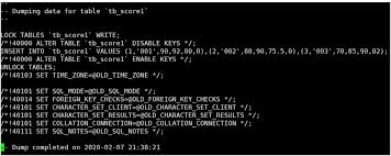 2) let's see the list of locked tables. Implementacion De Mysql Sub Database Y Sub Table Backup Method Programador Clic