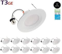 T3 Green Energy Led 5 6 Inch Dimmable Downlight 12 5w 100w Replacement Baffle Design Retrofit Recesse Retrofit Recessed Lighting Recessed Lighting Can Lights