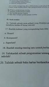 Artikel tentang contoh kalimat aktif dan kalimat pasif bahasa indonesia yang dibahas tuntas. Contoh Kalimat Ekuatif Guru